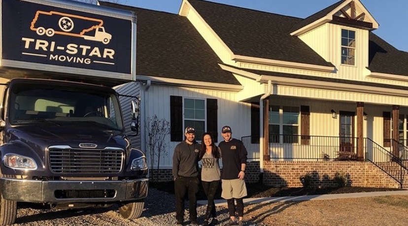 Tri-Star Moving with a happy client after the move