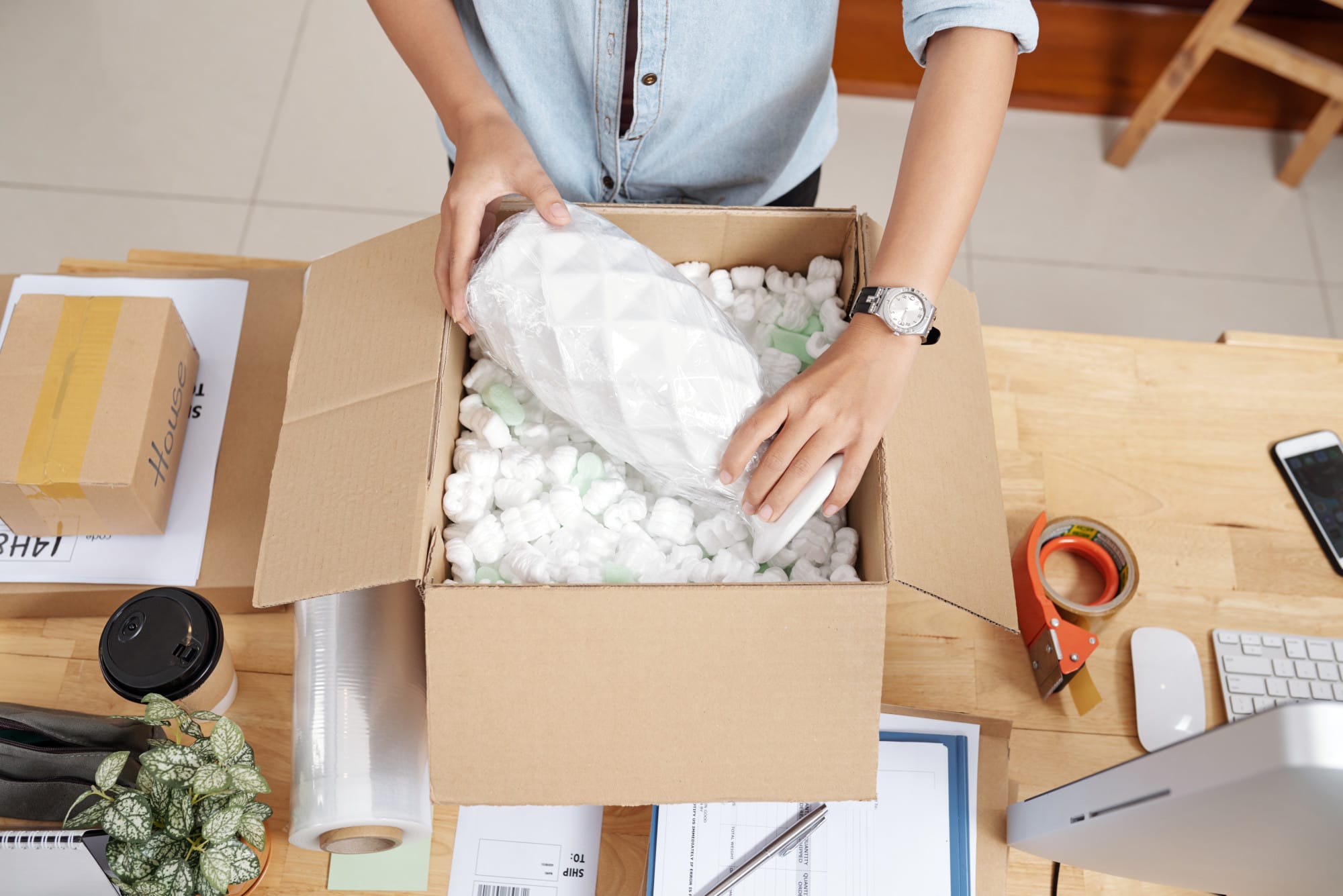 Packaging mistakes during a move