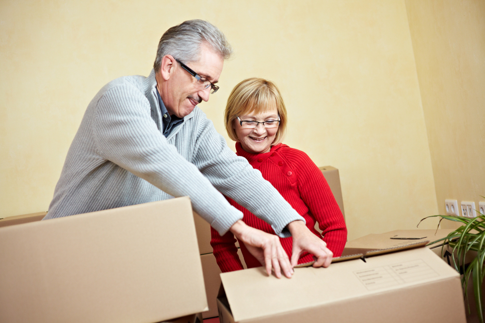 downsizing before a move